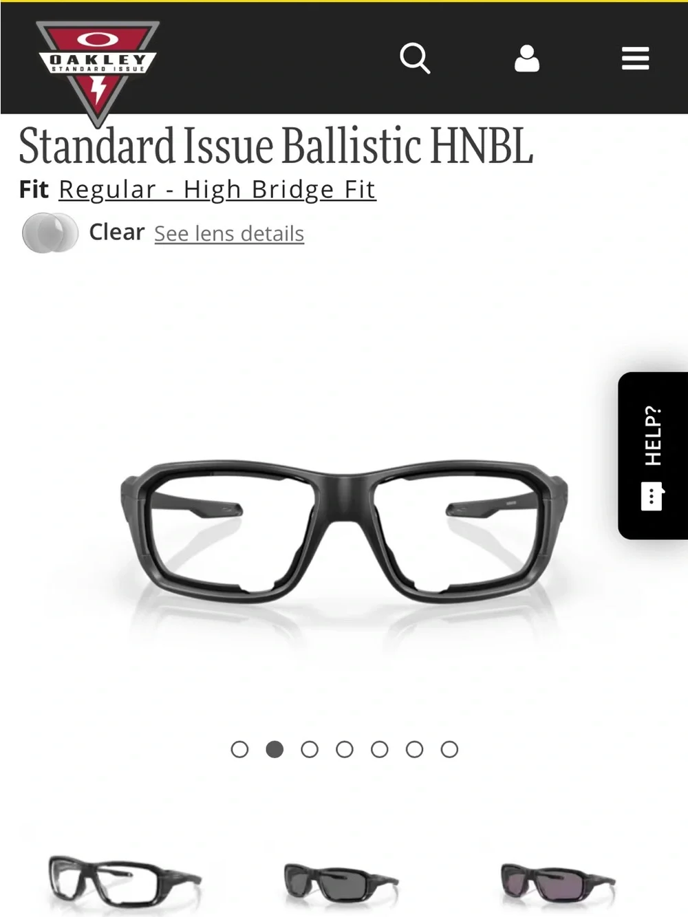 Oakley Standard Issue Ballistic HNBL Sunglasses